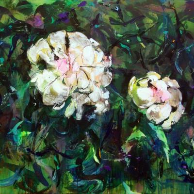 Pivoines 2007 120/160 cm