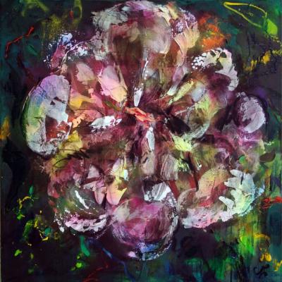 Pivoine 2007 4 80/80 cm