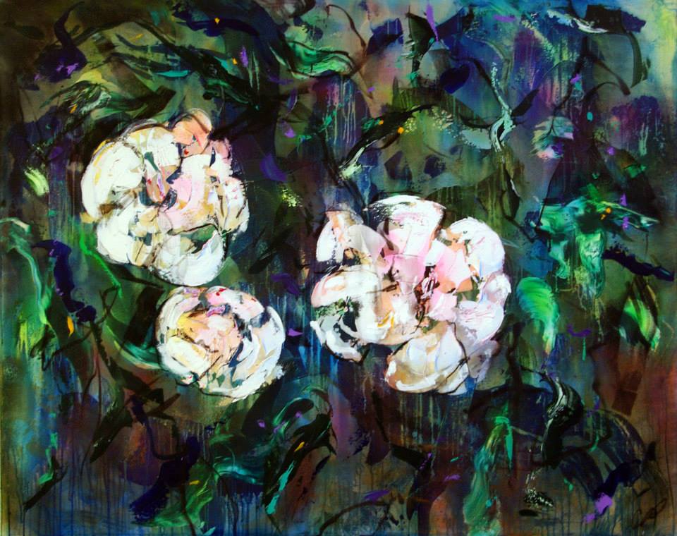 Pivoines 2007 120/160 cm