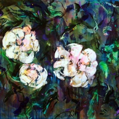 Pivoines 2007 120/160 cm