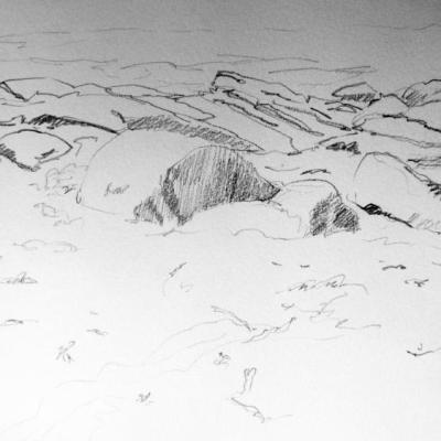 Bretagne    Cotes d'Armor  graphite 20:30 cm