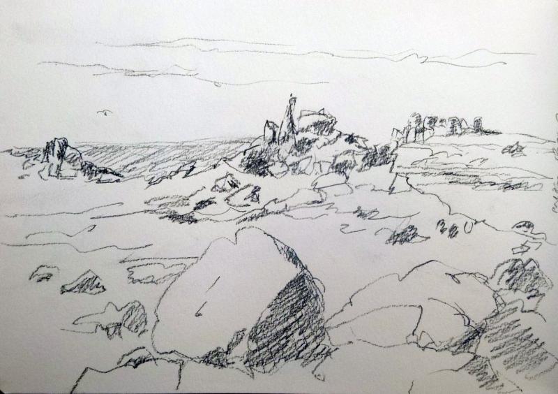 Bretagne    Cotes d'Armor  graphite 20:30 cm