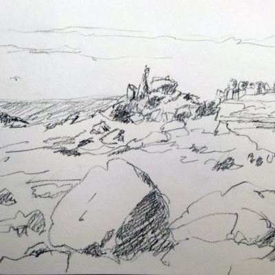 Bretagne    Cotes d'Armor  graphite 20:30 cm