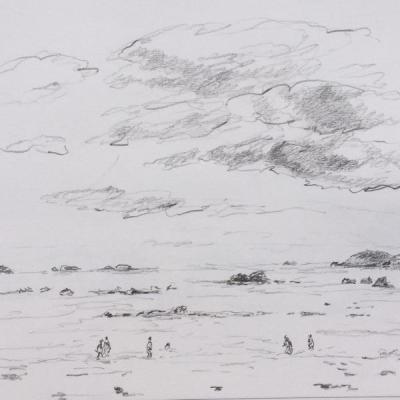 Bretagne    Cotes d'Armor  graphite 20:30 cm