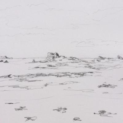 Bretagne    Cotes d'Armor  graphite 20:30 cm