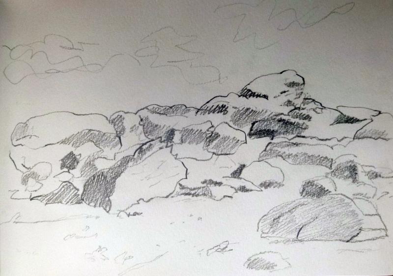 Bretagne    Cotes d'Armor  graphite 20:30 cm