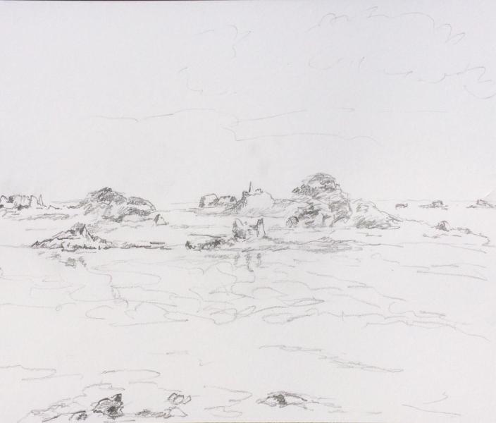 Bretagne    Cotes d'Armor  graphite 20:30 cm