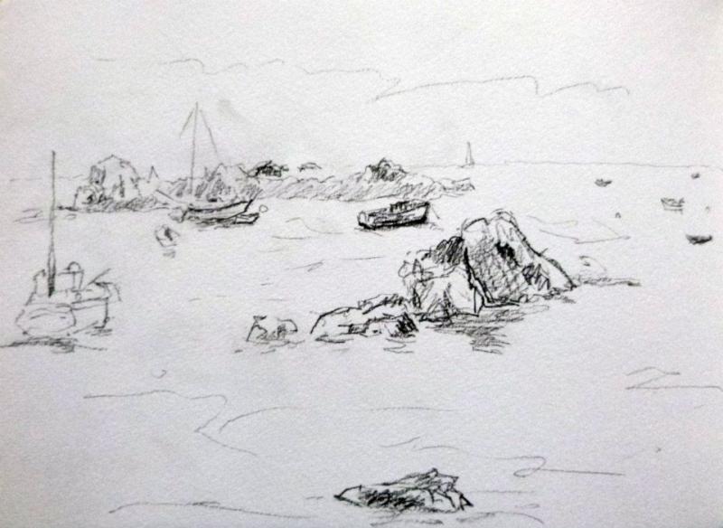 Bretagne    Cotes d'Armor  graphite 20:30 cm