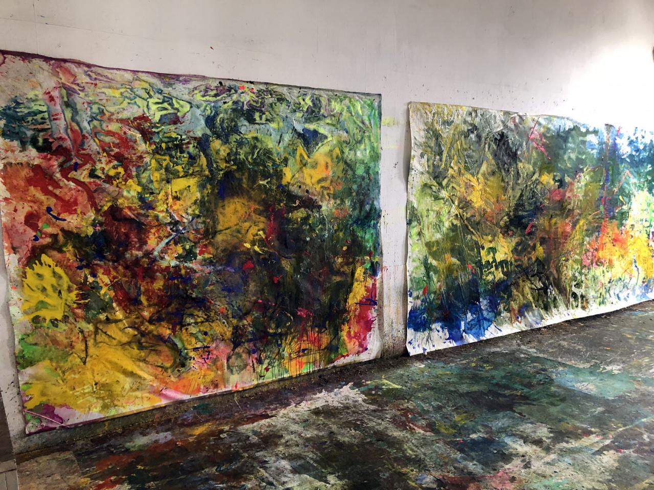 peintures en cours  mars 2018 