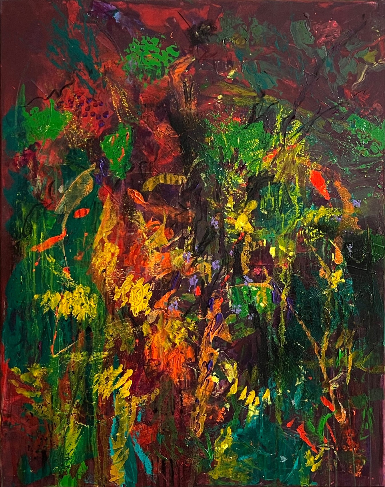 Jardin de nuit  92/73 cm