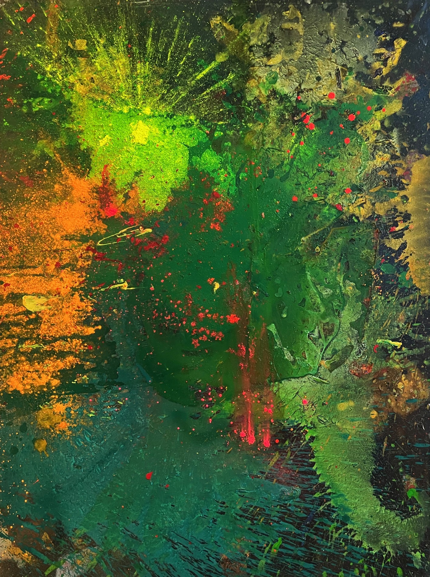 Le jardin en mai  130/97 cm