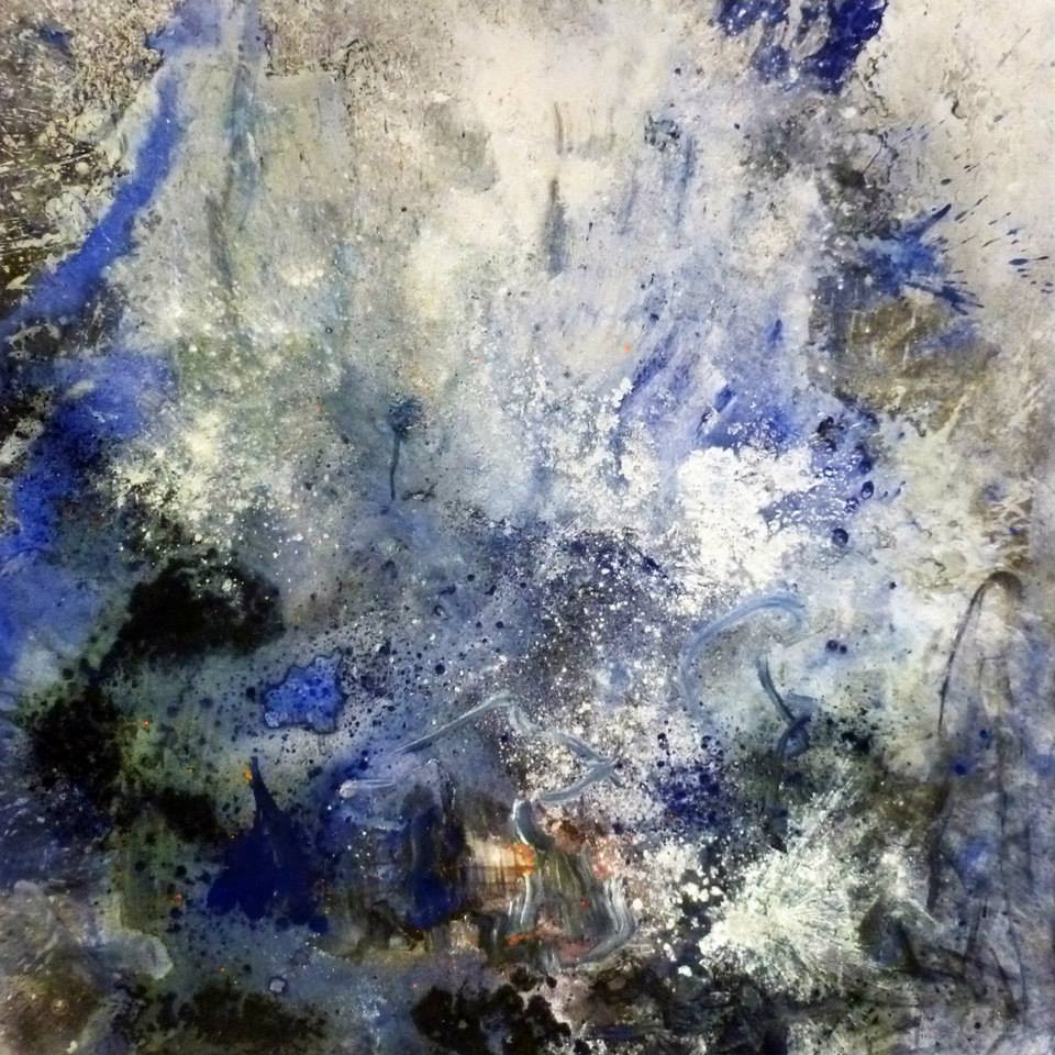 Nuit d'hiver, 100/100 cm 