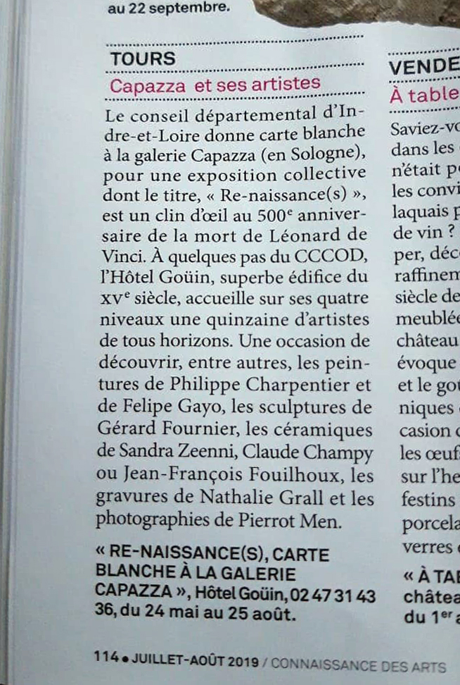 Tours  exposition 2019 Hotel Gouïn