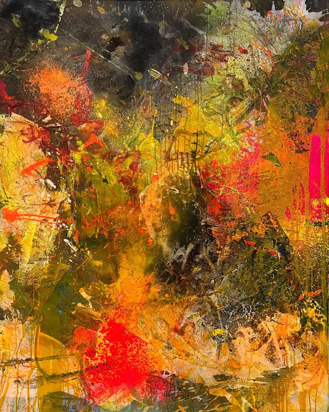 Univers en folie 1  150/120 cm 